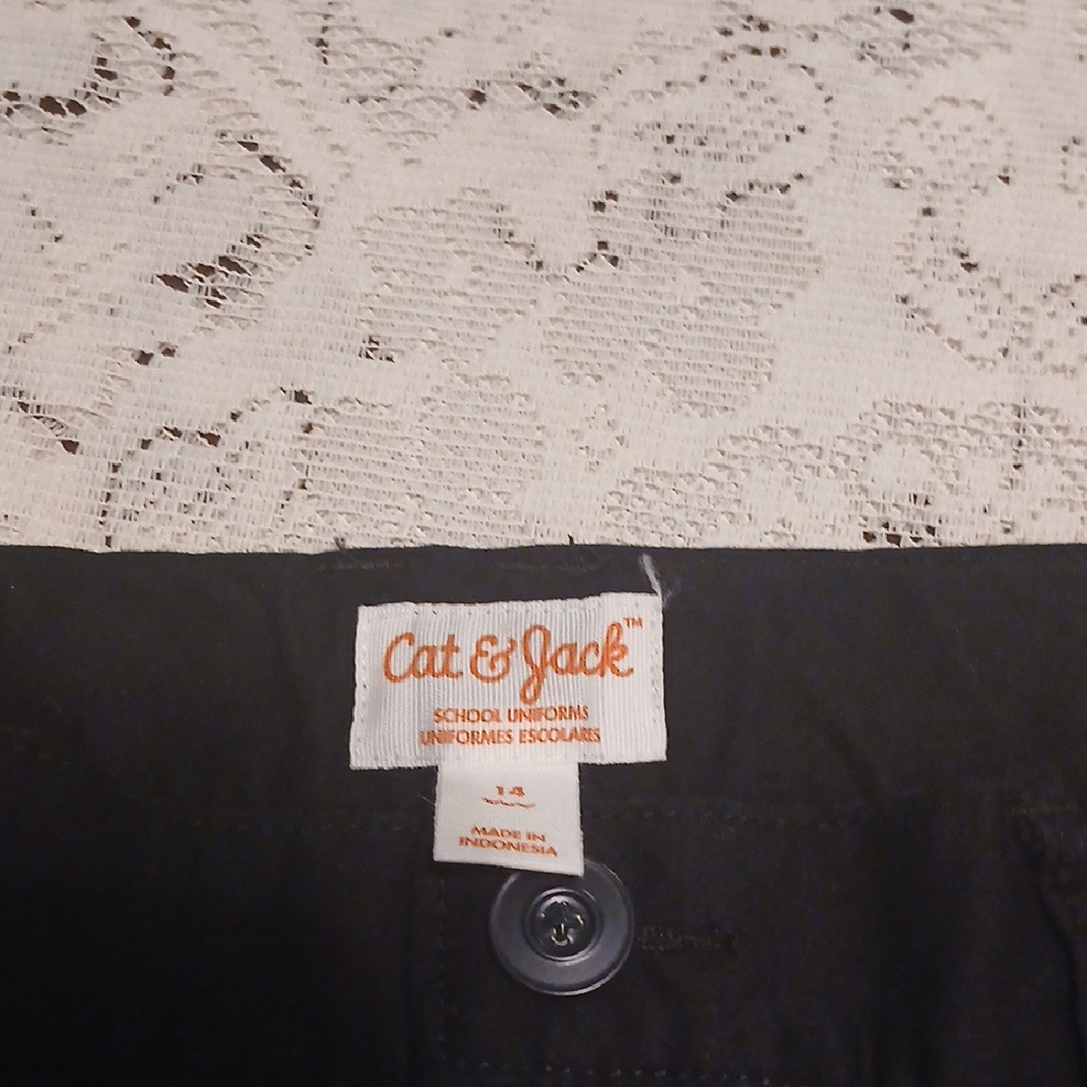 Cat & Jack Classic Black Uniform  shorts